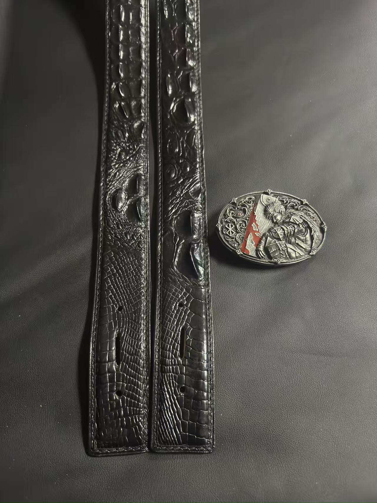 The Eclipse Crocodile Belt